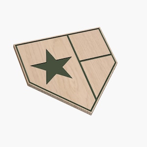Home Plate  Texas Flag - SVG - Digital Download