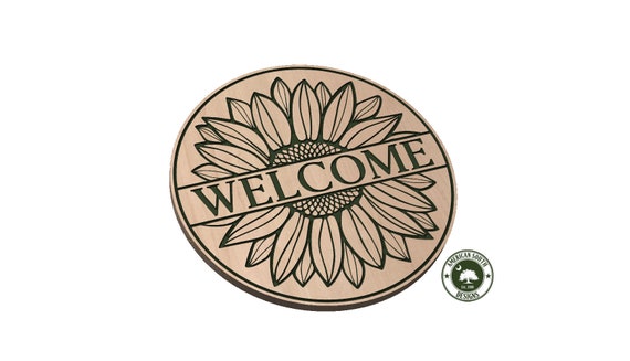 Sunflower - Welcome Sign - SVG