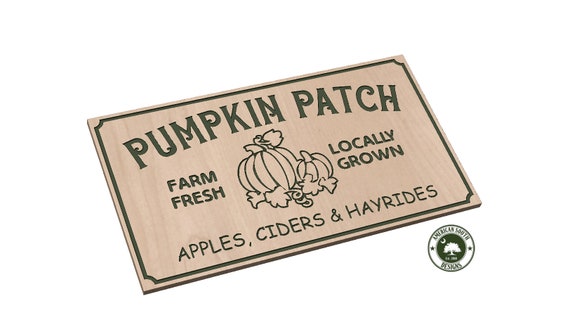 Pumpkin Patch Sign - SVG