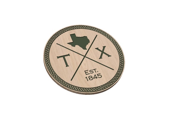 Texas Est. 1845 - SVG