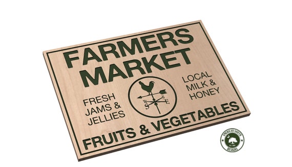 Farmers Market Sign - SVG