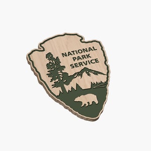 National Park Service with Bear - SVG