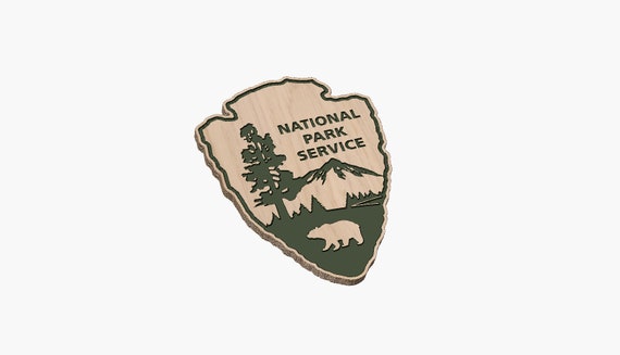 National Park Service with Bear - SVG