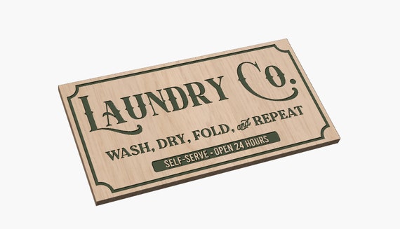 Laundry Co. Sign   Files  , PNG - SVG