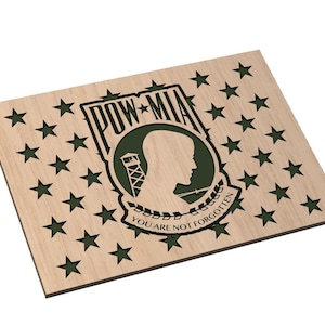 União de 50 estrelas da POWMIA - SVG