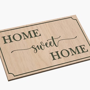 Letrero Hogar dulce hogar - SVG - Descarga digital