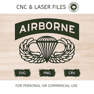 Paracaídas aéreo - SVG - Archivo láser CNC (Descarga digital)