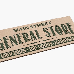 General Store Sign - SVG - Digital Download