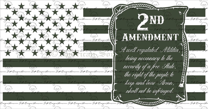 Download 2nd Amendment Flag 2 Digital Files SvG AI PnG EpS DXF | Etsy