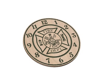 Horloge Pompier - SVG