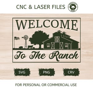 The Ranch Svg Welcome to the Ranch - SVG - Digital Download - Etsy