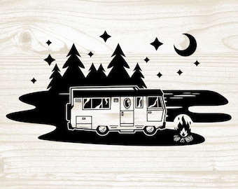 Funny Camping SVG, camp life svg, camper svg, adventure svg, tent campfire Glamping svg, Clipart Silhouette file for cricut Summer SVG Shirt