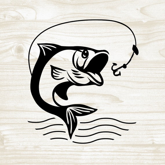 Download Fishing Svg Fishing Pole Svg Bass Fishing Svg Fathers Day Etsy