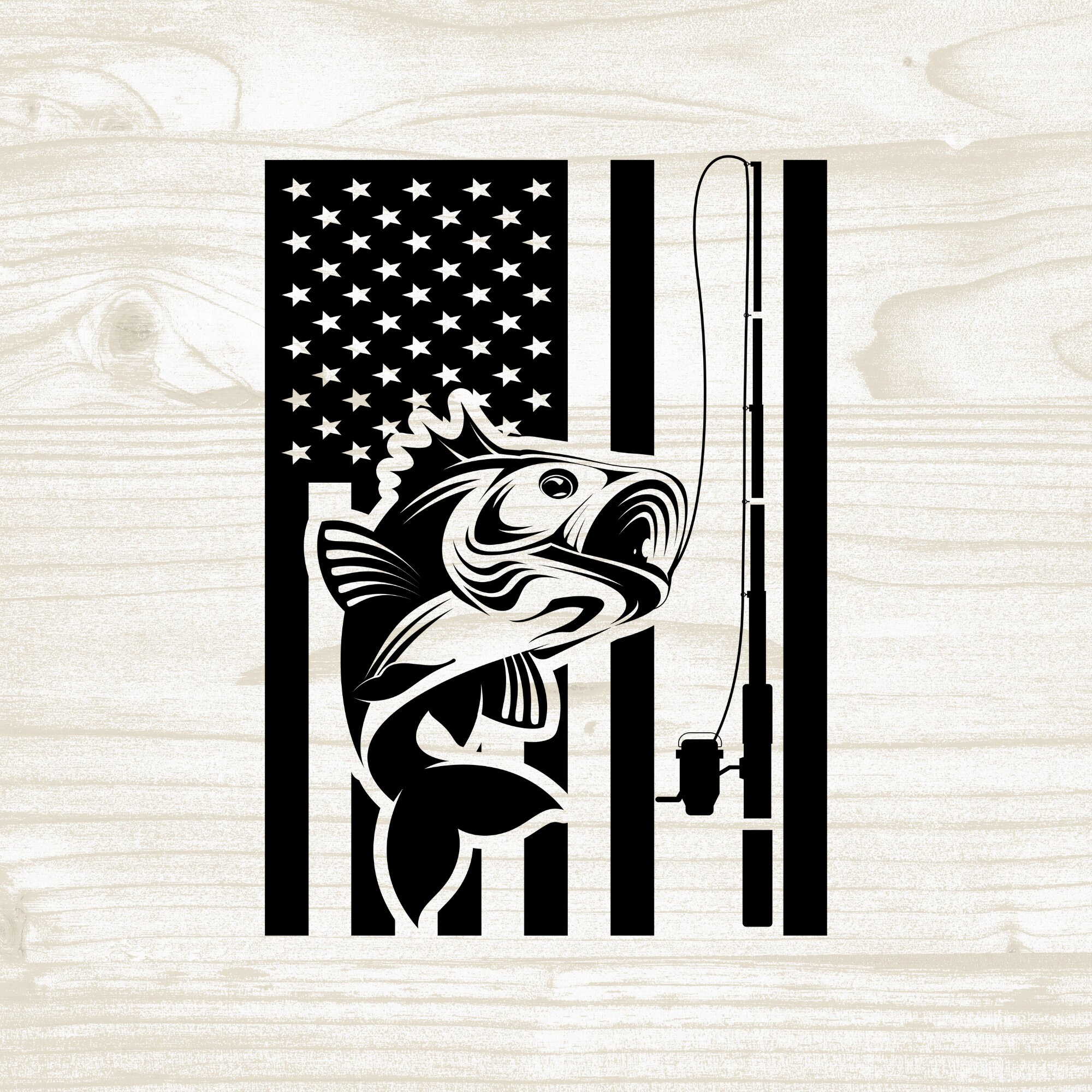 Download Fishing Svg Fishing Pole Svg Bass Fishing Svg Fathers Day Etsy
