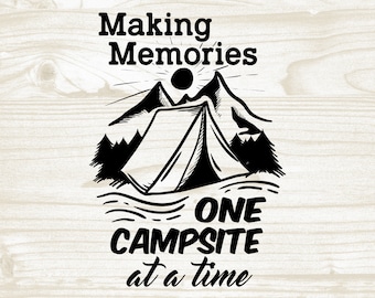 Funny Camping SVG, camp life svg, camper svg, adventure svg, tent campfire Glamping svg, Clipart Silhouette file for cricut Summer SVG Shirt