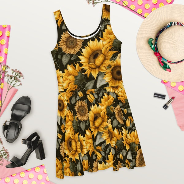 Sunflower Dress - Etsy