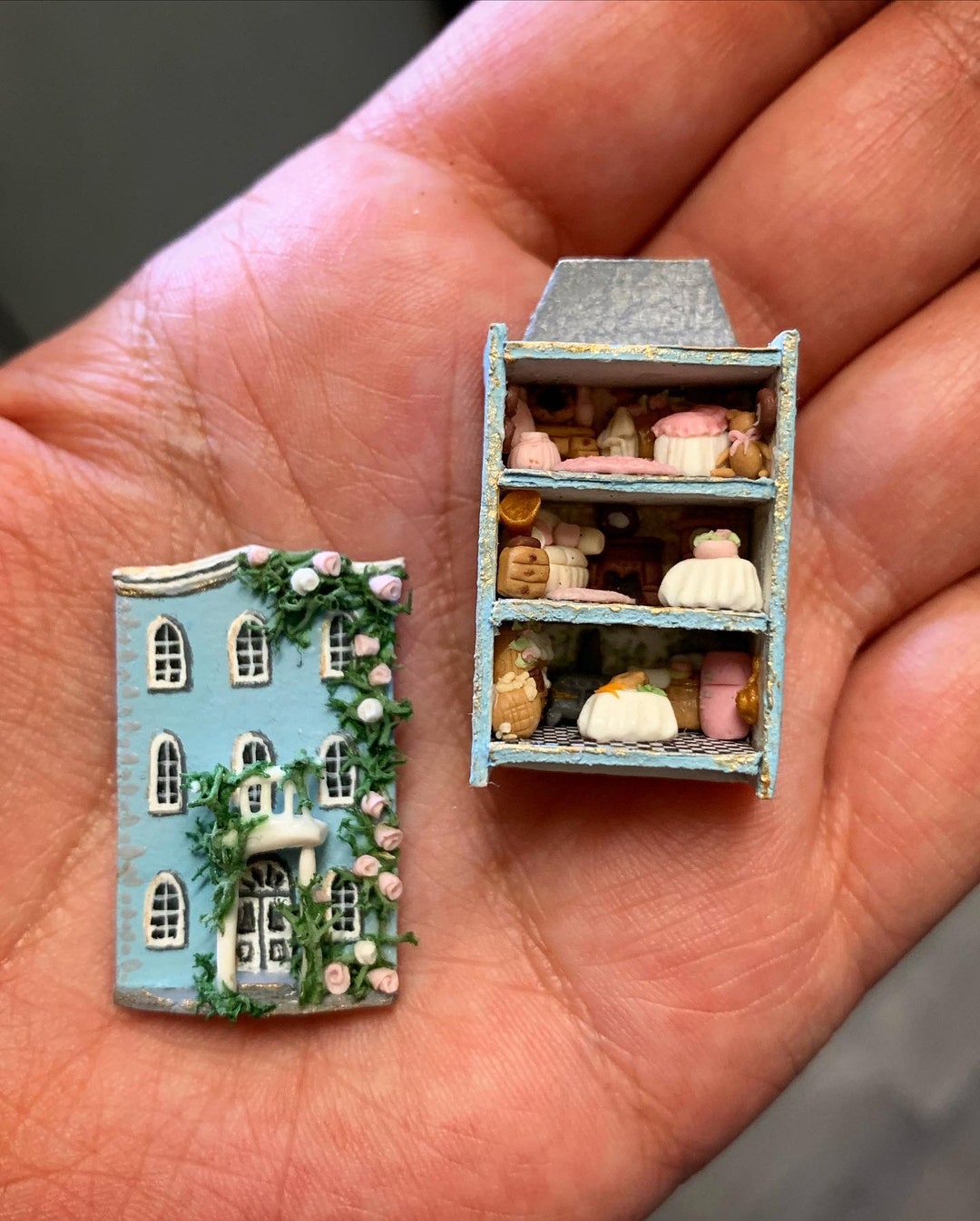 Micro Doll House for Your Doll House Ooak Handmade Collectable Miniature - Etsy UK