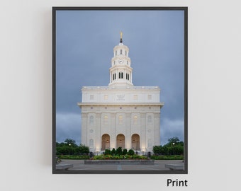 Clock Tower on the Nauvoo Illinois Temple - Print and canvas options for a variety of dimensions for your wall decor