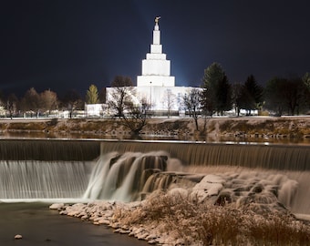 Digital Download: Idaho Falls Waterfall