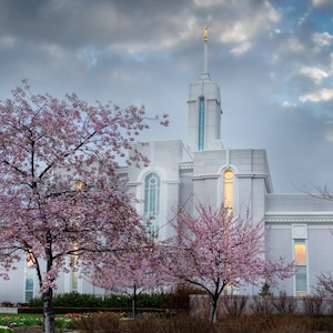 Mt Timpanogos Utah Temple Early Spring