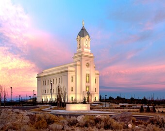 Digital Download: Cedar City Temple Sunrise