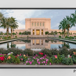 Arizona, Mesa LDS Temple Reflecting Pond