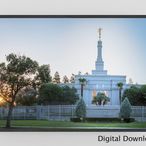 Digital Download - Fresno California Temple - Sunrise