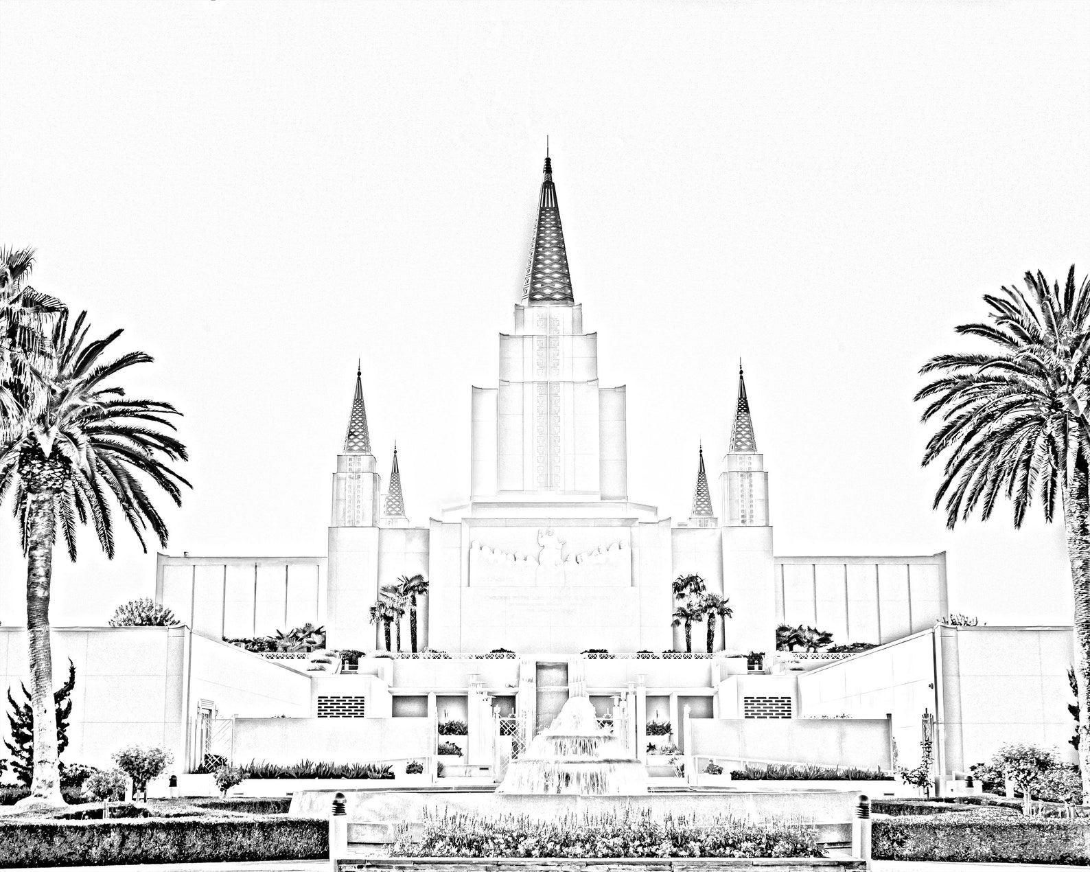 Digital Download: Oakland California Temple - Etsy