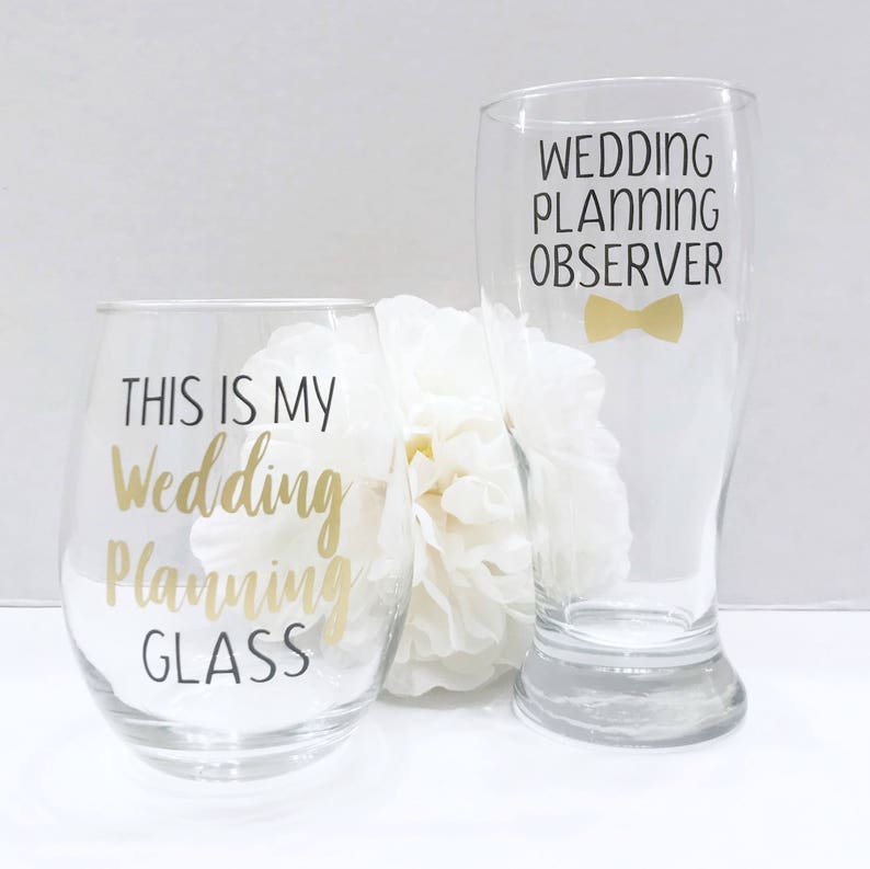 Download This Is My Wedding Planning Glass Set Wedding Planning | Etsy