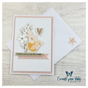 Tarjeta "Te quiero hasta el infinito y más allá". Ideal para mamá. Personalizable y tierna, perfecta para expresar tu amor infinito. Mamá