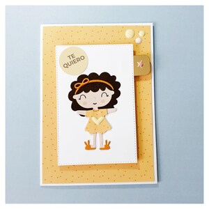 Tarjeta de felicitación personalizada A6 niño o niña. Hecha a mano. Con opción de mensaje personalizado. Envío directo al destinatario.