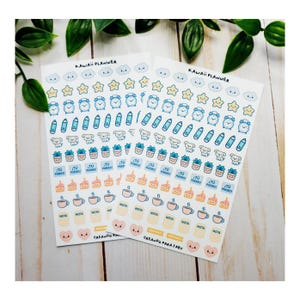 Pegatinas para planificador. Mini pegatinas para tareas pendientes. Pegatinas para agenda. Juego de pegatinas para bullet journal. Pegatina.
