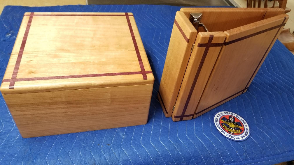 CCTI Hat Box and Charge Book Custom made for Coast Guard and