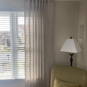 Sheer linen curtains, Red linen curtains, Sheer linen curtain panels, Farmhouse linen curtains for living room, Linen curtains for bedroom