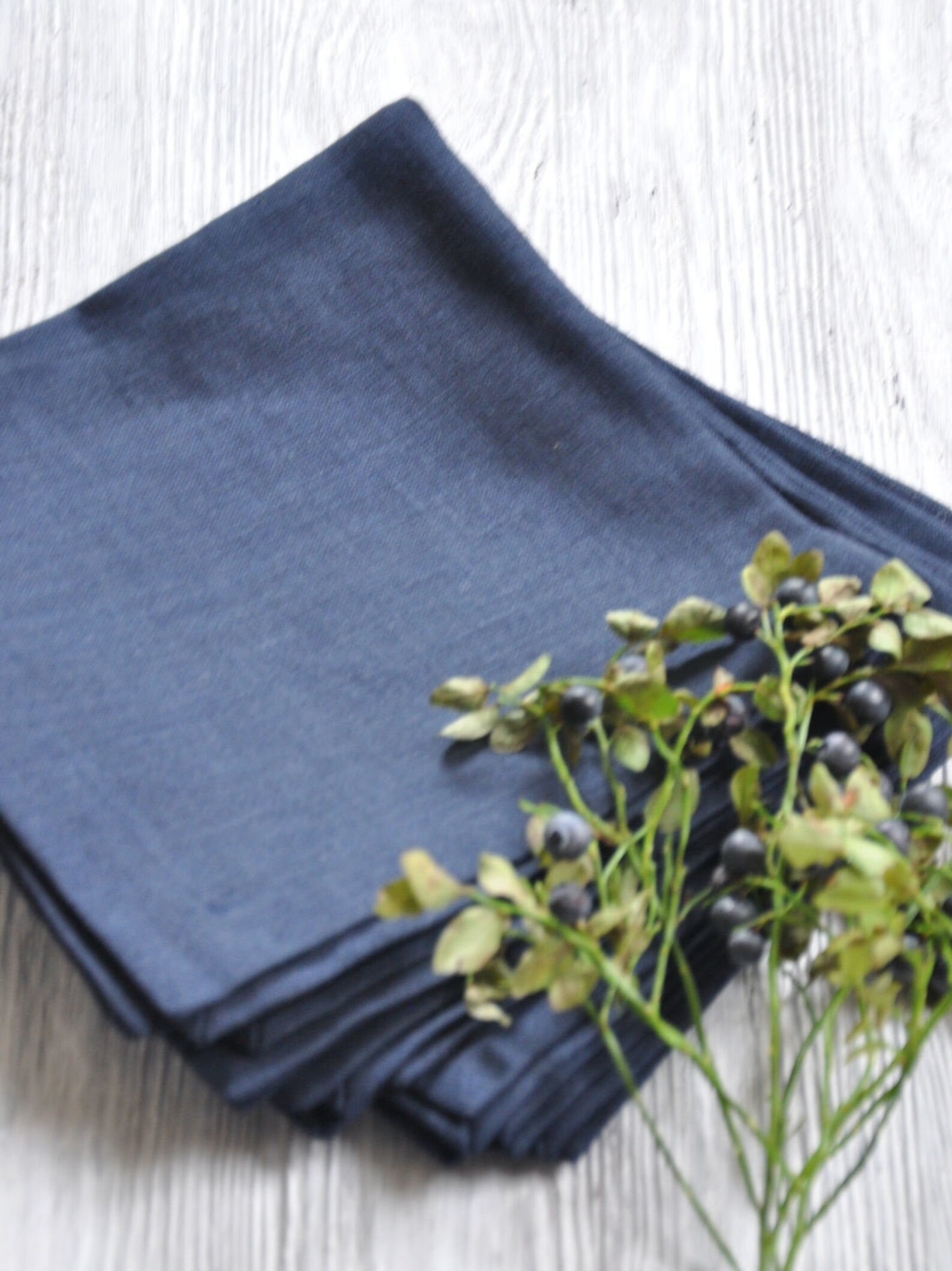 Cloth Napkins Bulk Blue Linen Napkins Blue Cloth Napkins Etsy