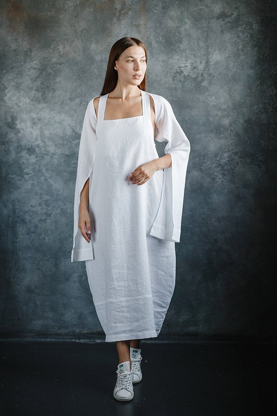 Vestido de lino Boleros y boleros Vestido de lino blanco Boleros o boleros cortos Chaqueta bolero Vestidos de lino para mujer Tunica de lino Vestido de verano Etsy Mexico