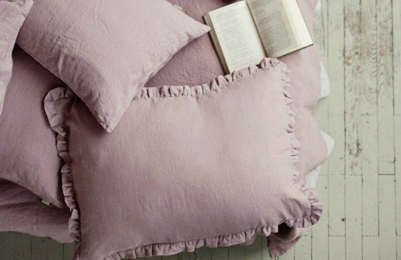 Linen Pillowcase Pillow Covers 20x20 Standard Pillowcase Etsy