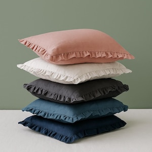 Linen pillowcase, Linen pillow cover, Linen pillow shams, King pillow sham, Natural bedding, Linen pillow sham,King pillowcase,Linen bedding