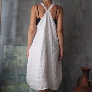 Linen tunic,White linen dress,Loose dress,Plus size linen,Flax dress,Organic linen dress,Plus size maxi dress,Linen sundress,Oversized dress