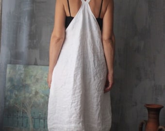 Linen tunic,White linen dress,Loose dress,Plus size linen,Flax dress,Organic linen dress,Plus size maxi dress,Linen sundress,Oversized dress