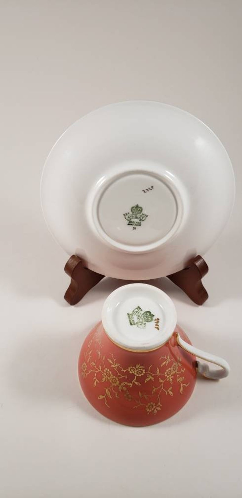 Vintage Ansley Tea Cup & Saucer image 3