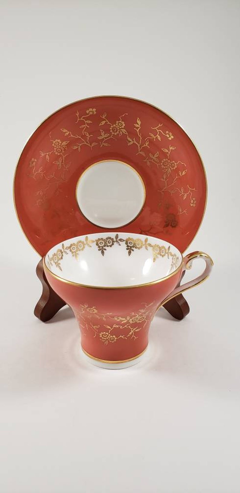 Vintage Ansley Tea Cup & Saucer image 1