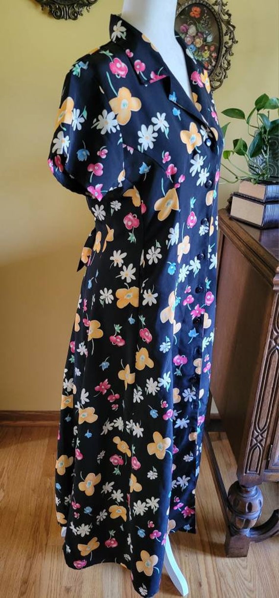 Anegada's spring/summer long dress. Black with mu… - image 3