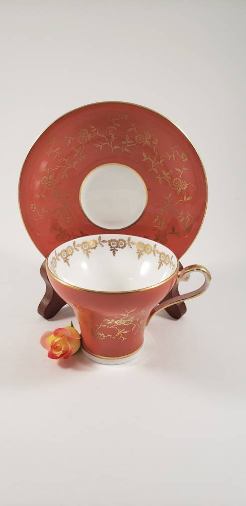 Vintage Ansley Tea Cup & Saucer image 5