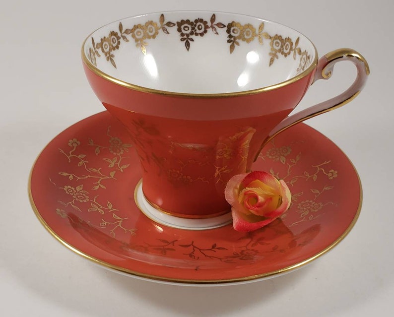 Vintage Ansley Tea Cup & Saucer image 7