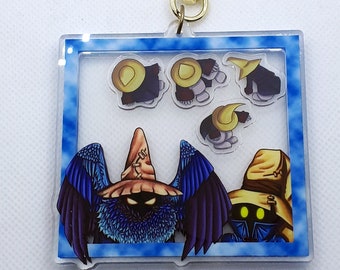 FFIX Vivi and Black Waltz Acrylic Shaker Charm- 3 inch