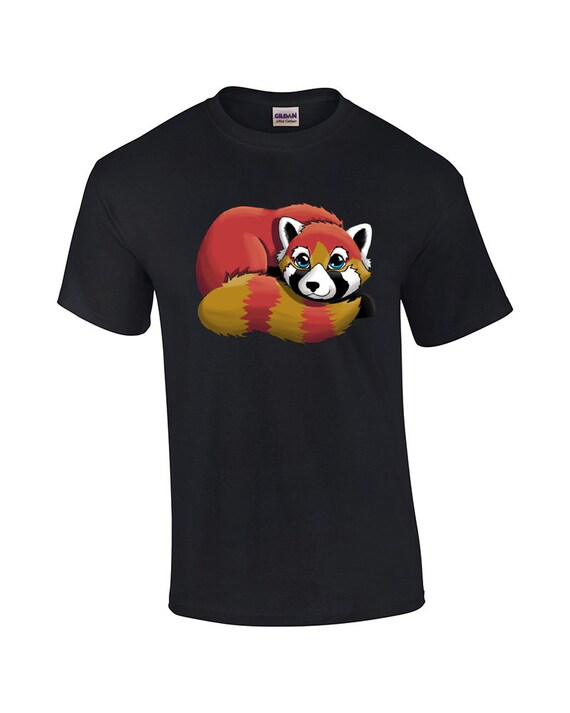 Red Panda Pronoun T-shirt - Multiple Colours or Sizes Available - Etsy
