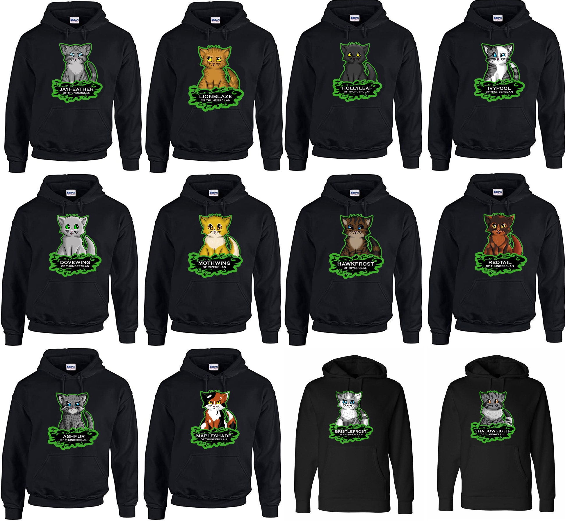 Warrior Cats College Hoodie - Youth Unisex