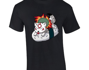 Sushi Okami T-shirt - Multiple Colours or Sizes Available - Etsy