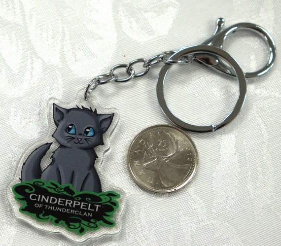 Warriors Cats Double Sided 2 Inch Acrylic Keychains or 65cm 